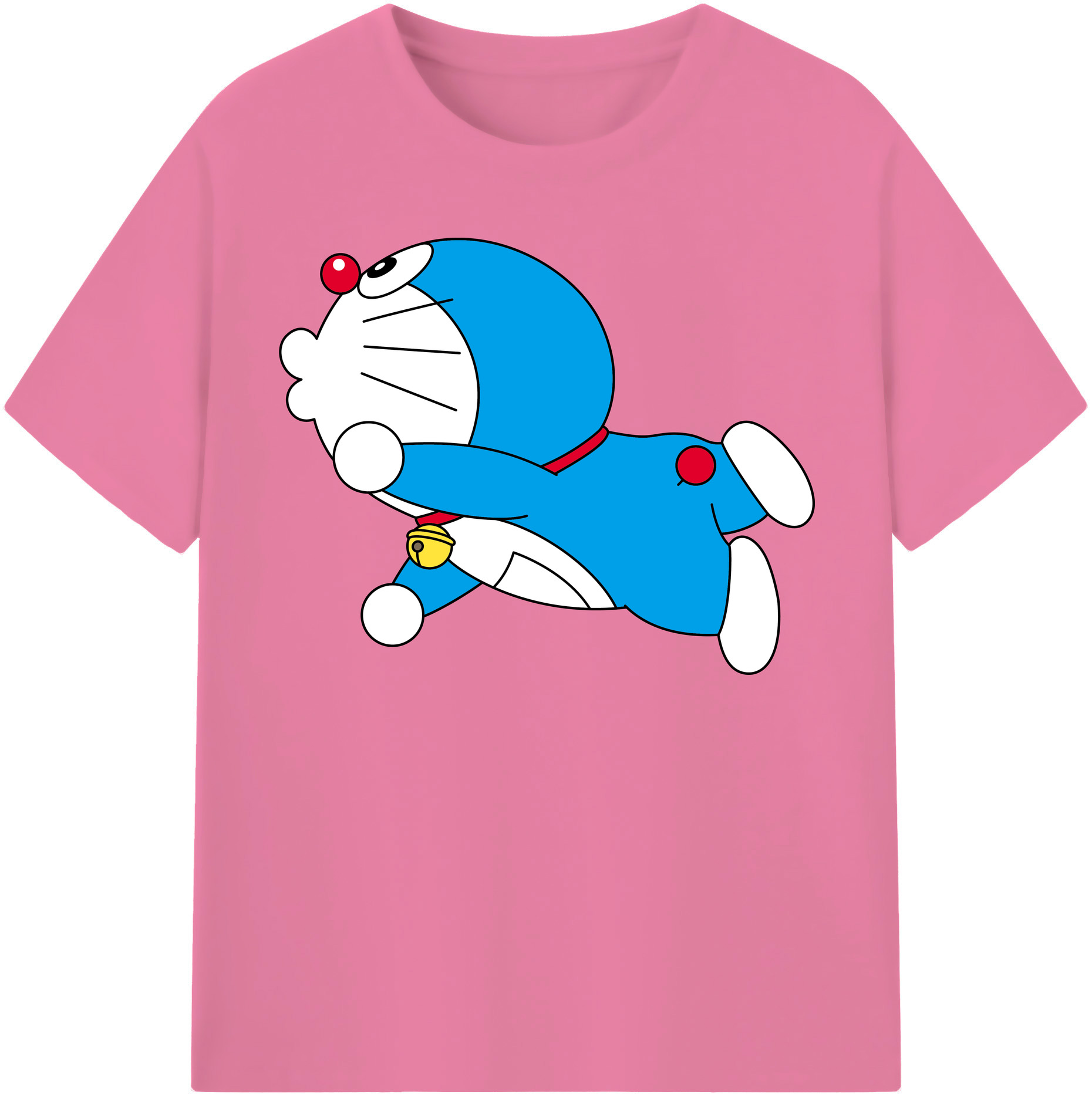 （画像用） ドラえもん Doraemon 綿100％半袖Tシャツ（フロントプリント）